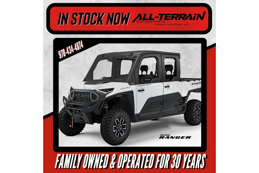 2025 Polaris RANGER CREW XD 1500 NorthStar Edition Ultimate - Ghost White Metallic Smoke