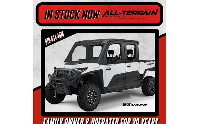 2025 Polaris RANGER CREW XD 1500 NorthStar Edition Ultimate - Ghost White Metallic Smoke