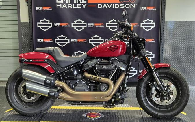 2021 Harley-Davidson Fat Bob 114 Billiard Red