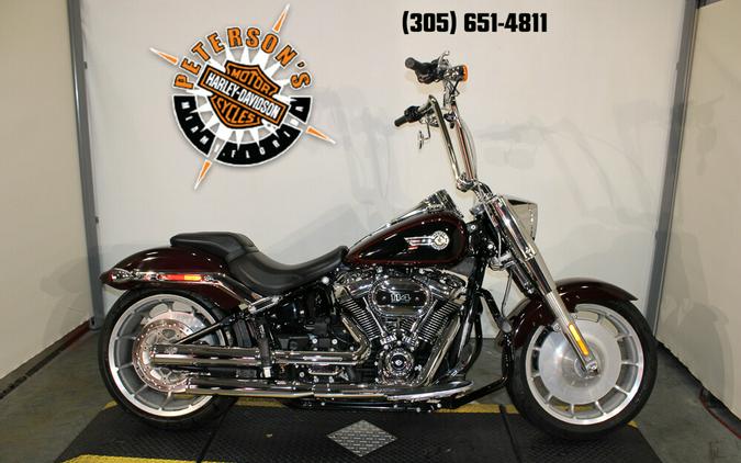 Used 2022 Harley-Davidson Fat Boy 114 Cruiser Motorcycle For Sale In Miami, Florida