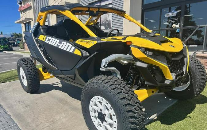 2024 Can-Am® Maverick R X RS with Smart-Shox Carbon Black & Neo Yellow