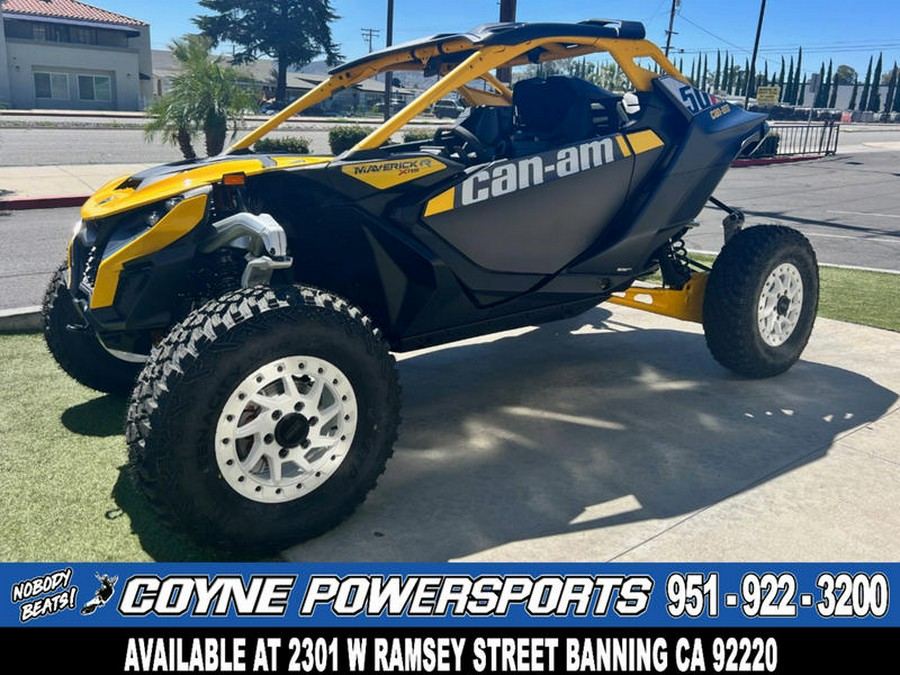 2024 Can-Am® Maverick R X RS with Smart-Shox Carbon Black & Neo Yellow