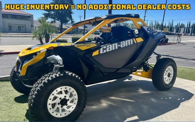 2024 Can-Am® Maverick R X RS with Smart-Shox Carbon Black & Neo Yellow