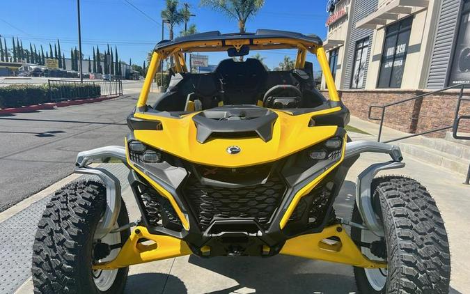 2024 Can-Am® Maverick R X RS with Smart-Shox Carbon Black & Neo Yellow