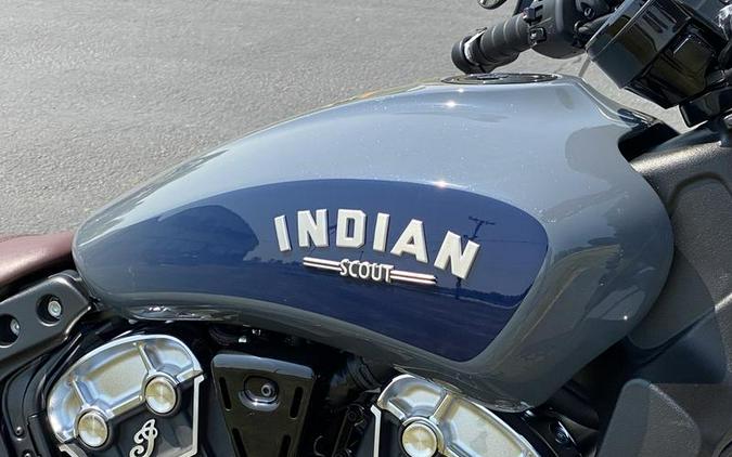 2023 Indian Motorcycle® Scout® Bobber ABS Icon Stealth Gray Azure Crystal