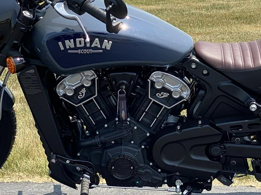 2023 Indian Motorcycle® Scout® Bobber ABS Icon Stealth Gray Azure Crystal