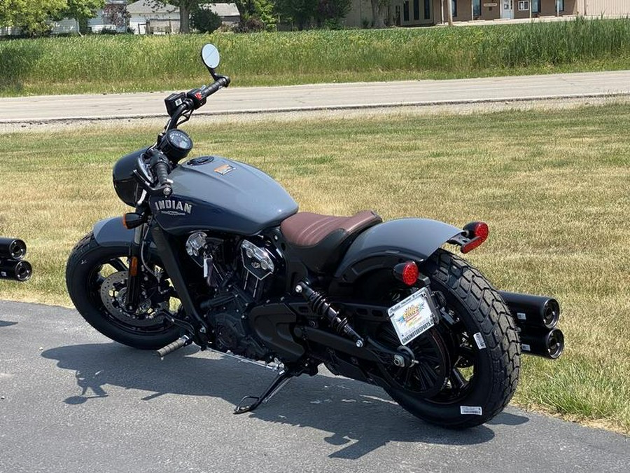 2023 Indian Motorcycle® Scout® Bobber ABS Icon Stealth Gray Azure Crystal