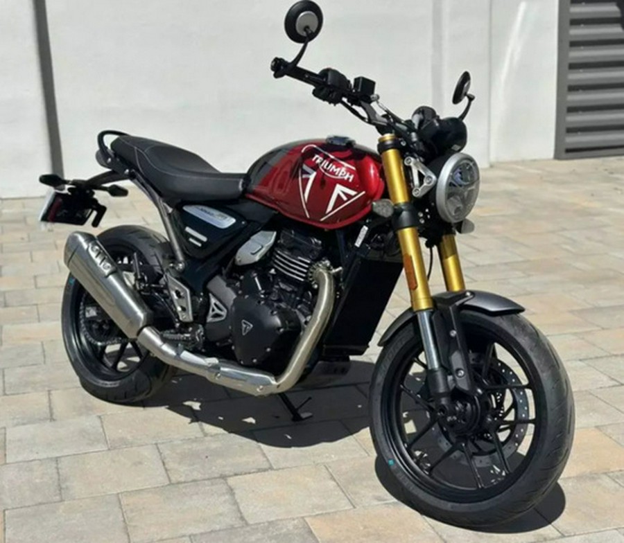 2024 Triumph Speed 400 Carnival Red / Phantom Black