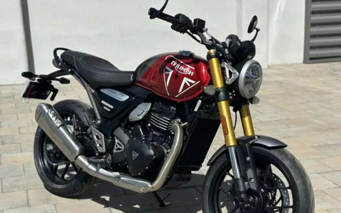 2024 Triumph Speed 400 Carnival Red / Phantom Black