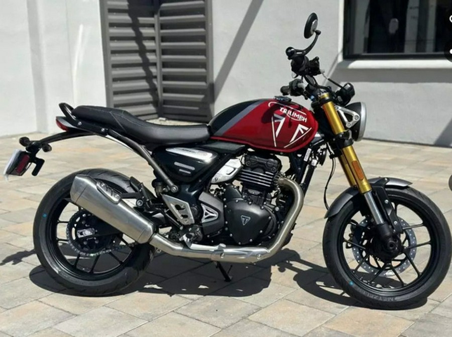 2024 Triumph Speed 400 Carnival Red / Phantom Black