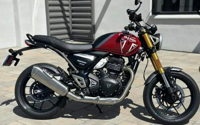 2024 Triumph Speed 400 Carnival Red / Phantom Black