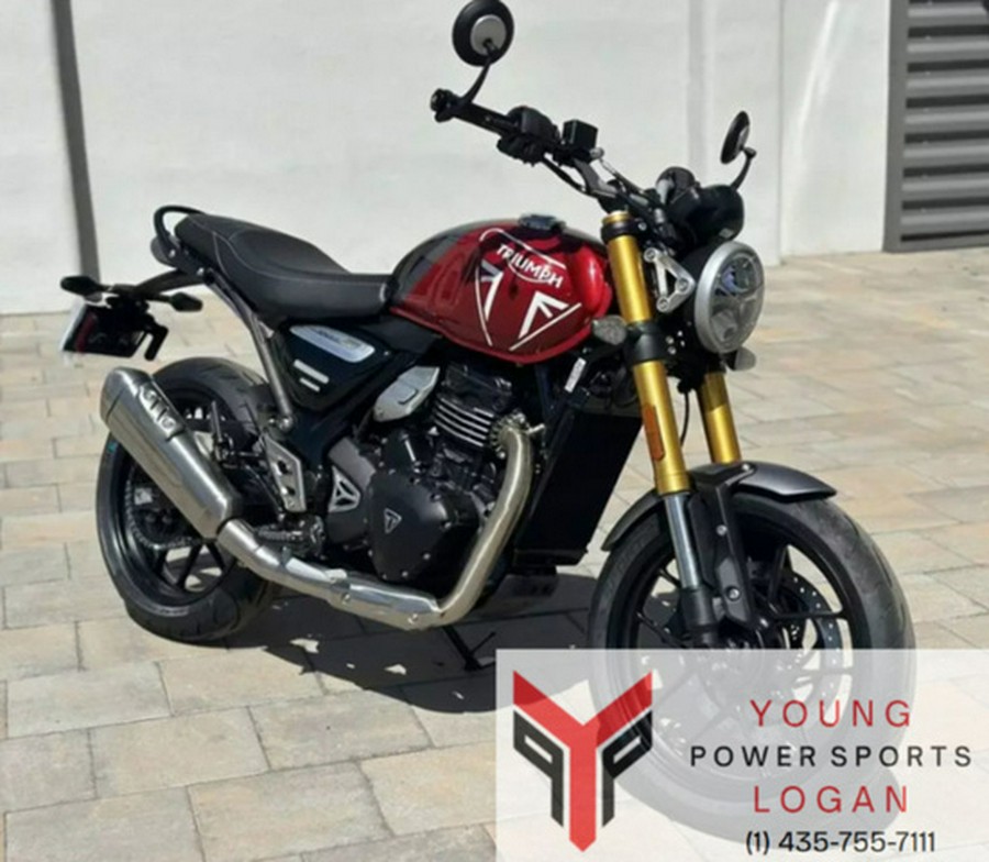 2024 Triumph Speed 400 Carnival Red / Phantom Black