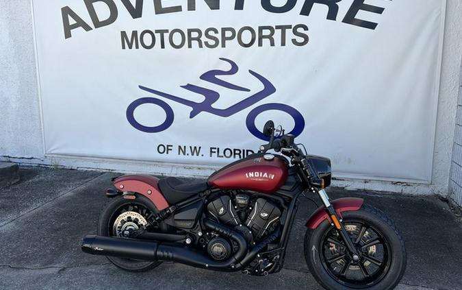 2025 Indian Scout Bobber Limited Sunset Red Smoke