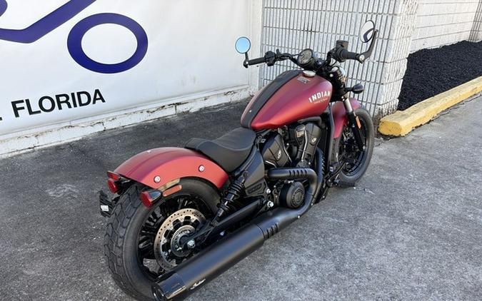 2025 Indian Scout Bobber Limited Sunset Red Smoke