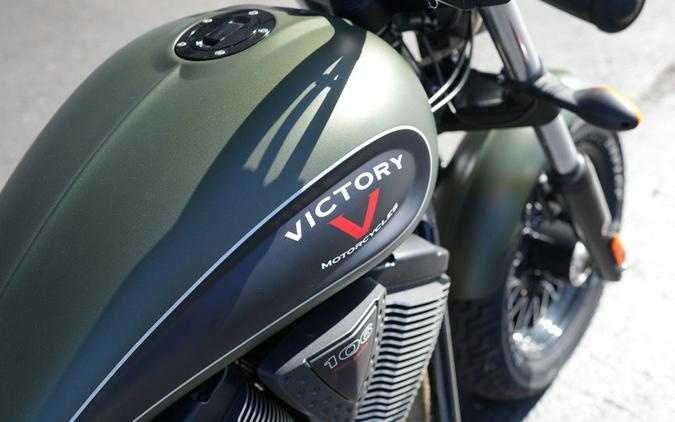 2016 Victory Motorcycles Gunner Suede Green Metallic with Black
