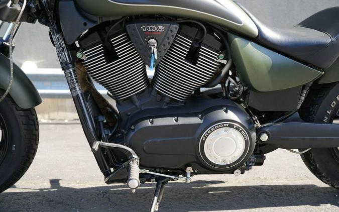 2016 Victory Motorcycles Gunner Suede Green Metallic with Black