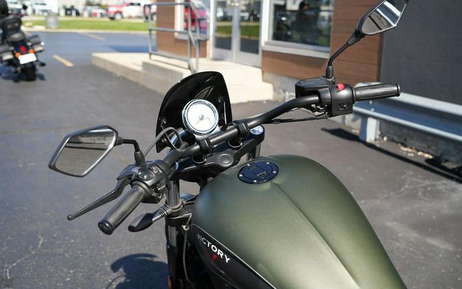 2016 Victory Motorcycles Gunner Suede Green Metallic with Black
