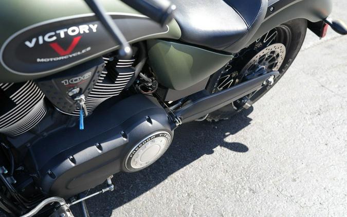 2016 Victory Motorcycles Gunner Suede Green Metallic with Black