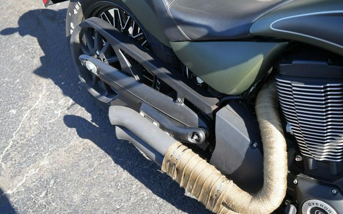 2016 Victory Motorcycles Gunner Suede Green Metallic with Black