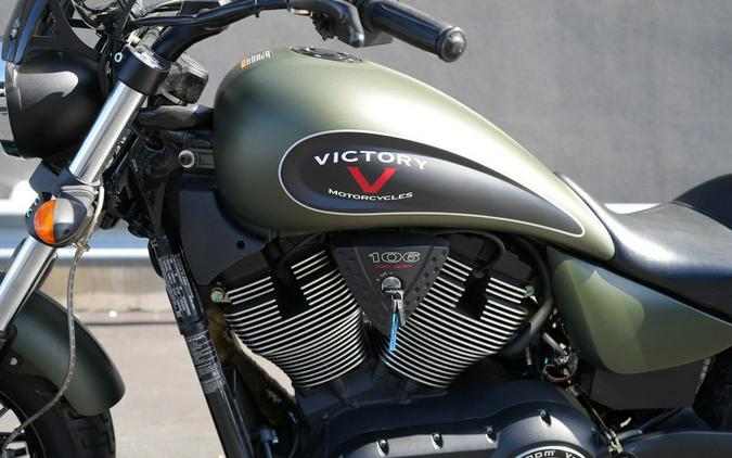 2016 Victory Motorcycles Gunner Suede Green Metallic with Black