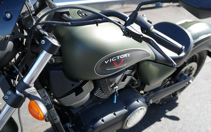 2016 Victory Motorcycles Gunner Suede Green Metallic with Black
