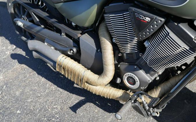 2016 Victory Motorcycles Gunner Suede Green Metallic with Black