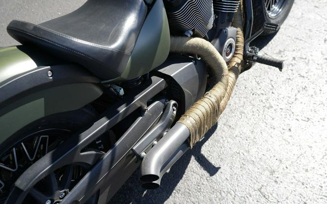 2016 Victory Motorcycles Gunner Suede Green Metallic with Black