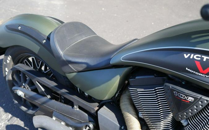 2016 Victory Motorcycles Gunner Suede Green Metallic with Black