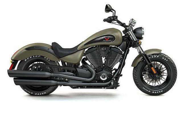 2016 Victory Motorcycles Gunner Suede Green Metallic with Black