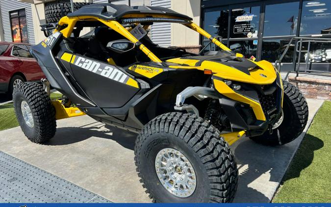 2024 Can-Am® Maverick R X RS with Smart-Shox Carbon Black & Neo Yellow