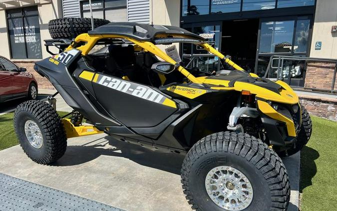 2024 Can-Am® Maverick R X RS with Smart-Shox Carbon Black & Neo Yellow