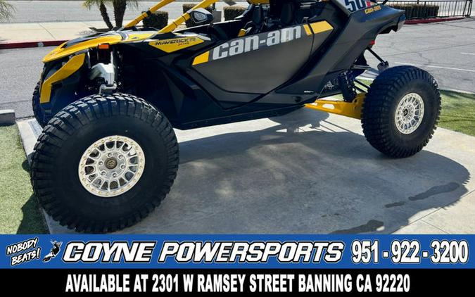 2024 Can-Am® Maverick R X RS with Smart-Shox Carbon Black & Neo Yellow