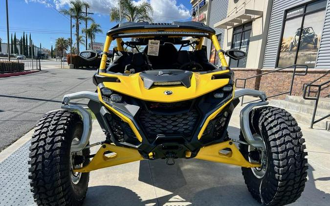 2024 Can-Am® Maverick R X RS with Smart-Shox Carbon Black & Neo Yellow