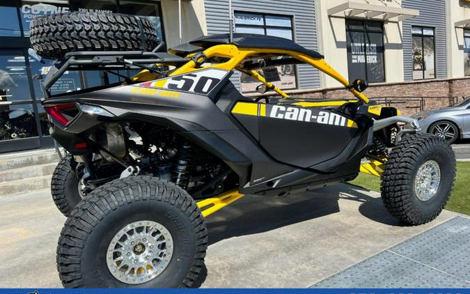 2024 Can-Am® Maverick R X RS with Smart-Shox Carbon Black & Neo Yellow