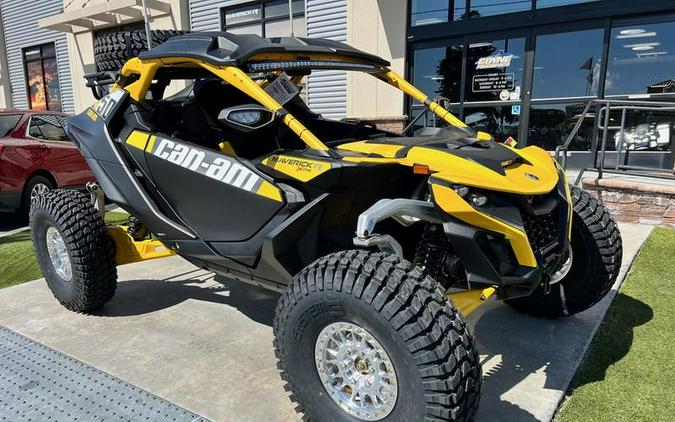 2024 Can-Am® Maverick R X RS with Smart-Shox Carbon Black & Neo Yellow