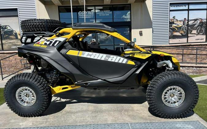 2024 Can-Am® Maverick R X RS with Smart-Shox Carbon Black & Neo Yellow