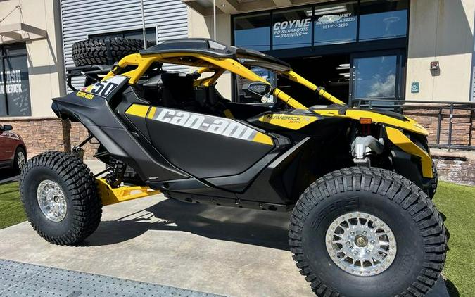 2024 Can-Am® Maverick R X RS with Smart-Shox Carbon Black & Neo Yellow