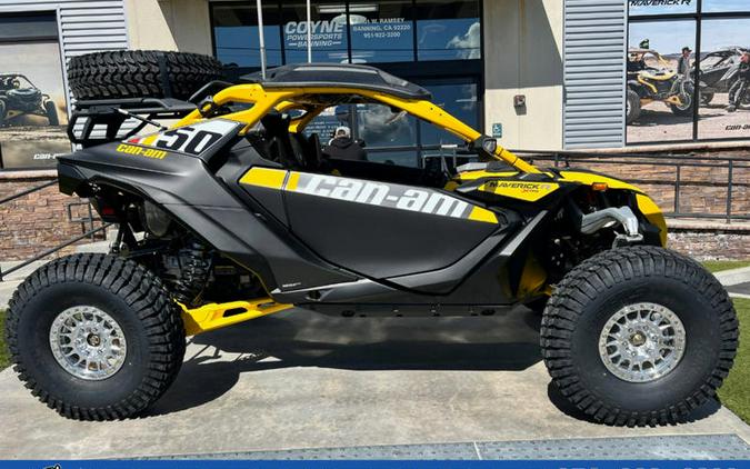 2024 Can-Am® Maverick R X RS with Smart-Shox Carbon Black & Neo Yellow