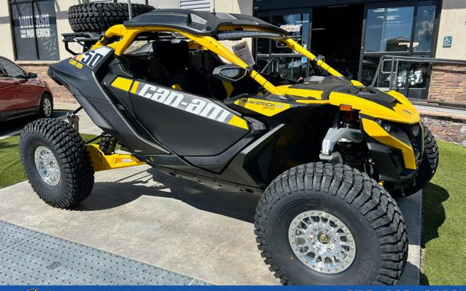 2024 Can-Am® Maverick R X RS with Smart-Shox Carbon Black & Neo Yellow