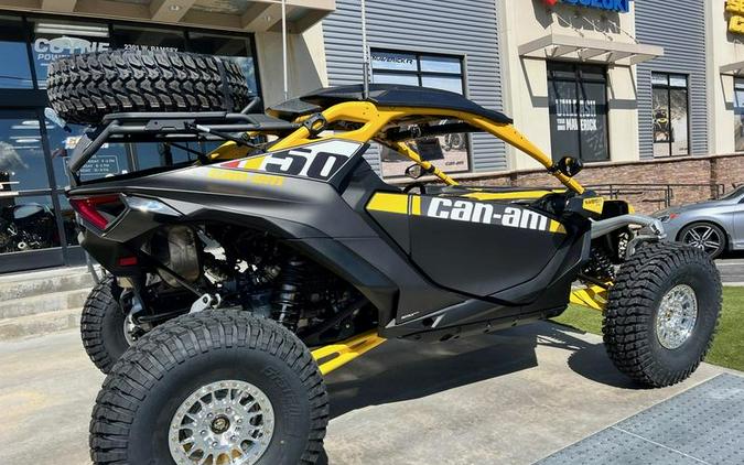 2024 Can-Am® Maverick R X RS with Smart-Shox Carbon Black & Neo Yellow