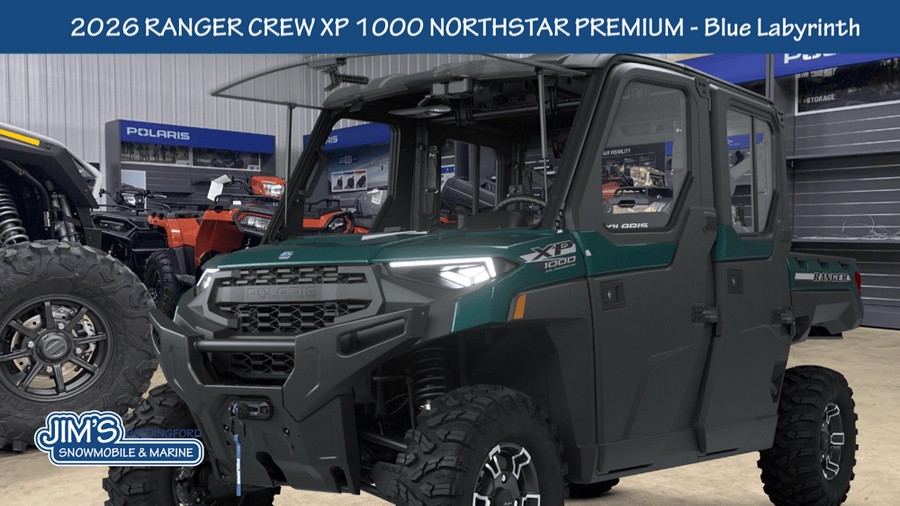 2026 Polaris Ranger Crew XP® 1000 NorthStar Edition Premium - Blue Labyrinth