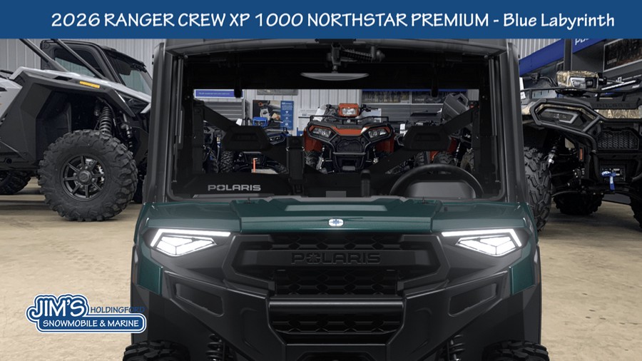 2026 Polaris Ranger Crew XP® 1000 NorthStar Edition Premium - Blue Labyrinth