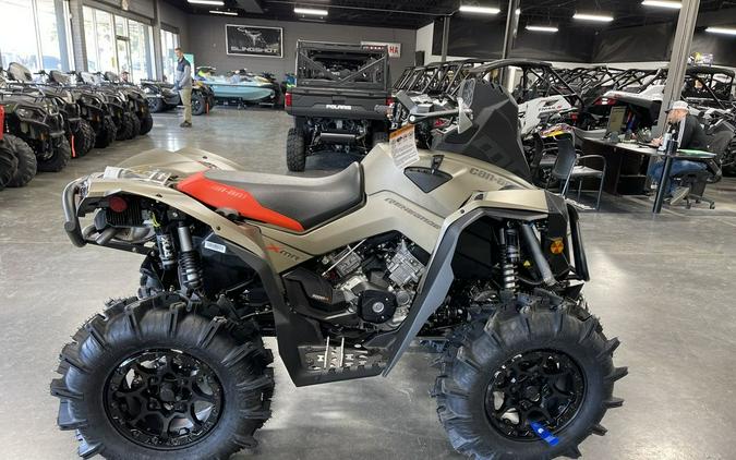 2022 Can-Am® Renegade X mr 1000 R Liquid Titanium & Magma Red