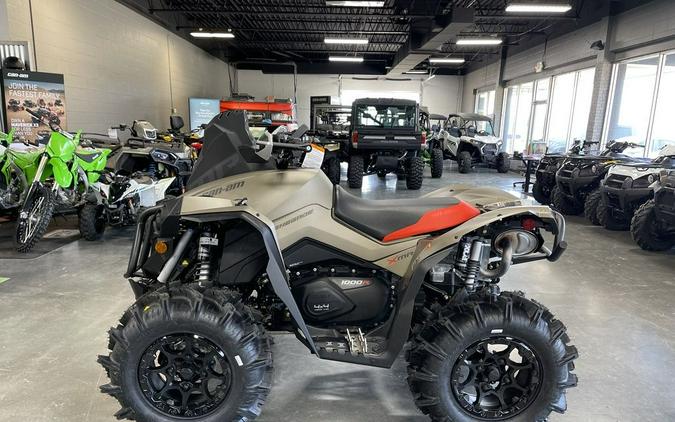 2022 Can-Am® Renegade X mr 1000 R Liquid Titanium & Magma Red