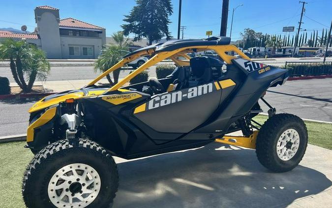 2024 Can-Am® Maverick R X RS with Smart-Shox Carbon Black & Neo Yellow