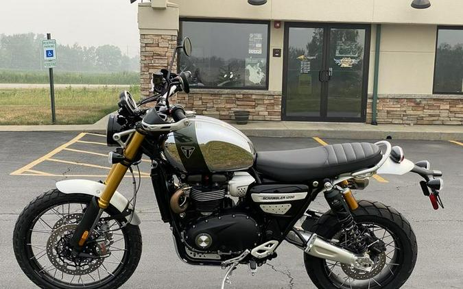 2023 Triumph Scrambler 1200 XE Chrome Edition Brooklands Green