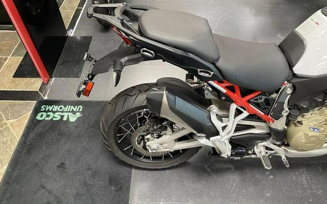 2023 Ducati Multistrada V4S Iceberg White - Spoked Wheels