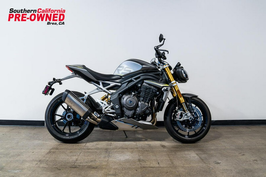 2022 Triumph Speed Triple 1200 RS Matte Silver Ice