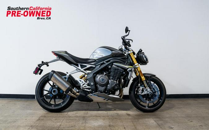 2022 Triumph Speed Triple 1200 RS Matte Silver Ice