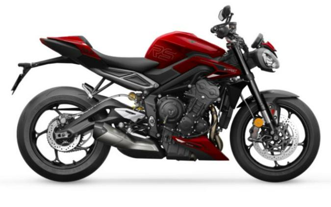 2024 Triumph Street Triple 765 RS Carnival Red